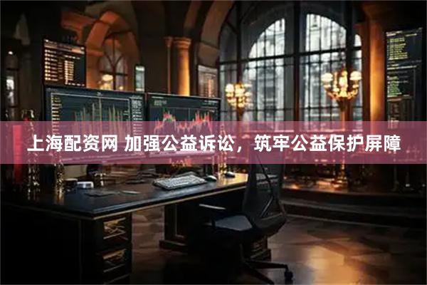 上海配资网 加强公益诉讼，筑牢公益保护屏障